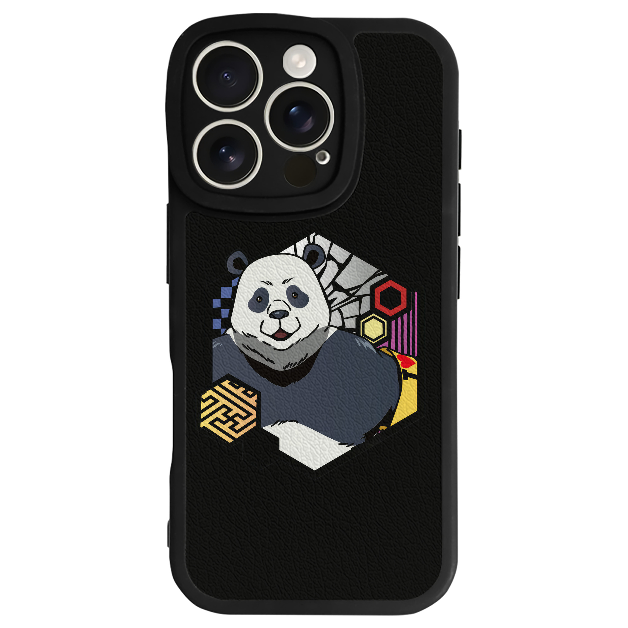 （画像用） 呪術廻戦 Jujutsu Kaisen 【iPhone 16シリーズ対応】シリコンスマホケース（レザー調） 材質：シリコン
